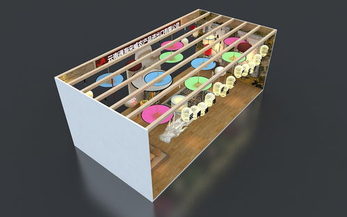 旅游食品展 展位設計 3d設計 效果圖