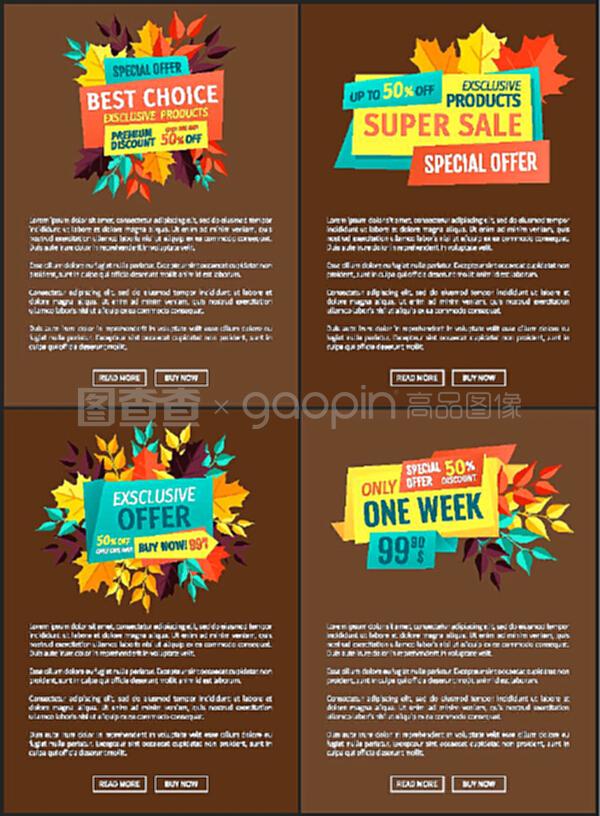 商店的最佳選擇獨家產(chǎn)品報盤。秋季折扣和出售產(chǎn)品天然商品。降價降低了銷售成本。