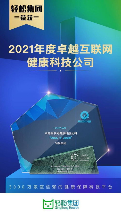 資訊 業(yè)務(wù)發(fā)展與社會責(zé)任雙行，輕松集團當選年度卓越互聯(lián)網(wǎng)健康科技公司